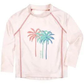 Playshoes Unisex Kinder Langarmshirt Rash-Guard-Shirt, Lang Ecru Palmen, 86-92