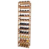 Proregal Weinregal Braun, Holz, Kiefer, Rechteckig, 41.2x166x25 cm, Wohnzimmer, Regale, Weinregale