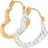 VIVANCE Creolen Herz goldfarben 375