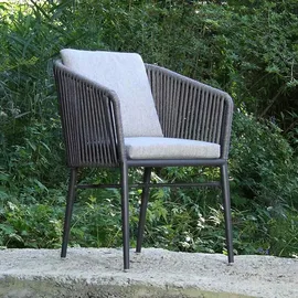 ACAMP Armsessel Manhattan 61 x 61 x 81 anthrazit meliert 6 St.