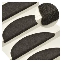 vidaXL Stufenmatte 56 x 17 cm Anthrazit