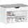 SoBuy Schuhbank 60 x 43 x 30 cm grau / grau