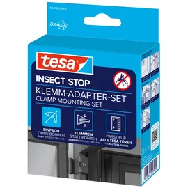 Tesa Insektenschutz-Tür Insect Stop Falt Adapter 11,3 x 15 cm Schwarz