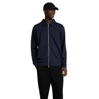 Selected SLHEMANUEL SOFT FULL ZIP SWEAT Herren Blau M