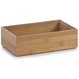 Zeller 13332 Ordnungsbox 23 x 15 x 7 cm, Bamboo, natur