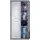 HBZ Highboard 92 x 194 x 37 cm Grau / Weiß