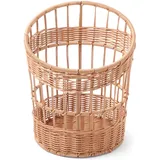 HENDI Baguette-Korb aus geflochtenem PP und Edelstahl 30 x 30 x 35 cm beige