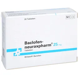 Baclofen-neuraxpharm 25 mg Tabletten 20 St