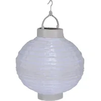 Star Trading LED Solarlampe Jerrit 20 cm weiß