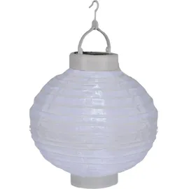 Star Trading LED Solarlampe Jerrit 20 cm weiß