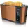 Arendo Langschlitz-Toaster Kupfer