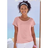 VIVANCE Kurzarmshirt Damen rose, beere Gr.32/34