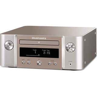 Marantz M-CR612 Melody X Netzwerk Receiver BT WLAN AirPlay2 Heos DAB silber/gold