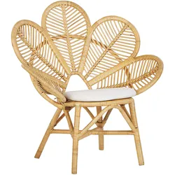 Gartenstuhl Rattan Beige FLORENTINE