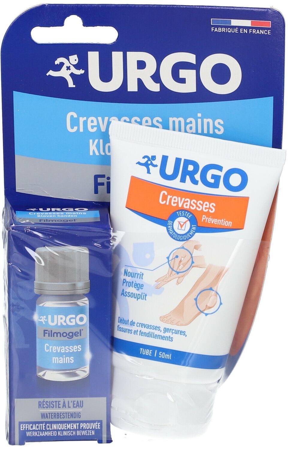 URGO Pack Duo Hiver Filmogel® Crevasses Mains + Crème Prévention Crevasses 53 ml set(s)
