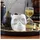 Candle BROTHERS Teelicht Duftlampe Skull Weiß