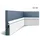 Orac DECOR SX186 LUXXUS CONTOUR Sockelleiste Zierleiste Stuckleiste 2 m 200 cm x 2,2 cm x 13,8 cm Weiß