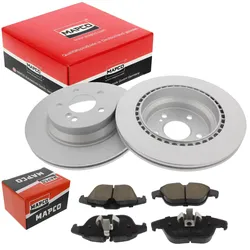 Mapco Bremsscheiben Ø300mm + Bremsbeläge Hinten Passend Für Mercedes Glk-klasse: Bremsensatz, Scheibenbremse Mapco: 478141 Mapco: 47814hps Mapco: 4781