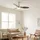 GLOBO LED Deckenventilator 107 cm Braun