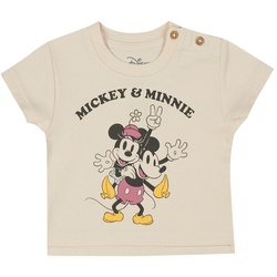 ONOMATO! - T-Shirt Mickey & Minnie In Off White Nature  Gr.62/68