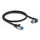 DeLock 80221 RJ45 Patchkabel CAT 6a S/FTP 0.50m Schwarz 1St.