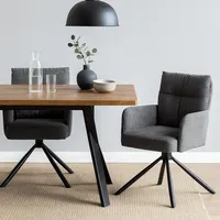 Hti-Living Esszimmerstuhl Kyra Anthrazit 2er-Set