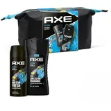 axe Geschenkset "Alaska" Pflegeset mit Bodyspray, Bodywash und Washbag (150 ml + 250 ml)