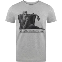 riverso Tshirt Herren RIVHarald Regular Fit Regular Fit Pastel Grau/Design 02 L