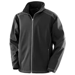 Result Men ́s Treble Stitch Softshell Jacket - black - S