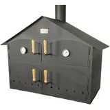 RAMSTER Holzbackofen Brotbackofen Flammkuchenofen Pizzaofen Räucherofen+ Zubehör