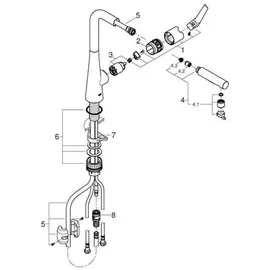 Grohe Zedra chrom 32553002