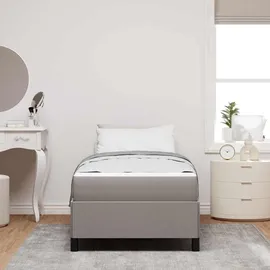 vidaXL Boxspringbett 90 x 200 cm Taupe
