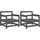 vidaXL Gartenstuhl 70 x 62 x 70,5 cm grau 2 St.