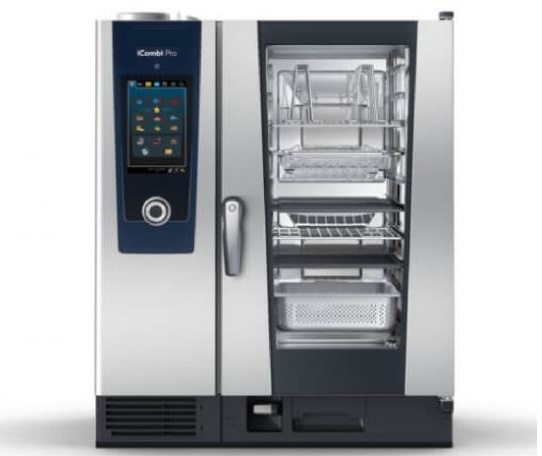 Rational iCombi Pro gas 10 GN 1/1 Tabletts. Rational