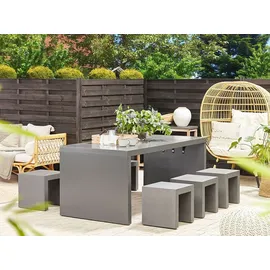 Beliani Taranto Set 6-tlg. Grau