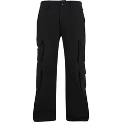 Cargohose MISTERTEE "MisterTee Deaths Head Pure Winter Trouser", Herren, Gr. XL, US-Größen, schwarz, 100% Baumwolle, loose fit, Hosen