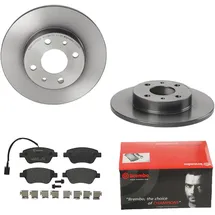 Brembo Bremsensatz, Bremsbeläge Voll Hinten für FIAT 500 C |