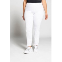 Ulla Popken Funktionshose Jeggings Sienna Stretch Gürtelschlaufen weiß 30