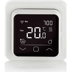 WiFi Raumthermostat C16 weiß für elektrische Fußbodenheizung / Heizmatte