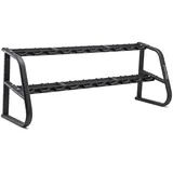 Diamond Hantelständer 2 Regale 10 Paar Hanteln 230 x 74 x 90 cm Camo Schwarz