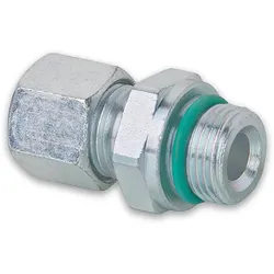 Schneidringverschraubung kurz Stahl, verschiedene Varianten (Ausführung: 12 mm - 3/8''AG)