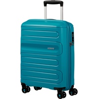 American Tourister Sunside Spinner S, Koffer, 55 cm, 35 L, Türkis (Totally Teal)