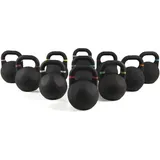 AKCA Stahl Wettkampf Kettlebell - 20 kg SCHWARZ|SCHWARZ No Size