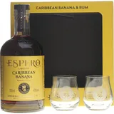 Ron Espero Caribbean Banana Rum 40% vol 0,7 l Geschenkbox