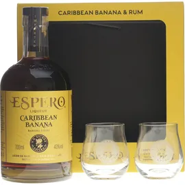 Ron Espero Caribbean Banana Rum 40% vol 0,7 l Geschenkbox