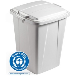 Durable Abfallbehälter Durabin ECO 90 1800505050 Rechteckig Kunststoff Grau