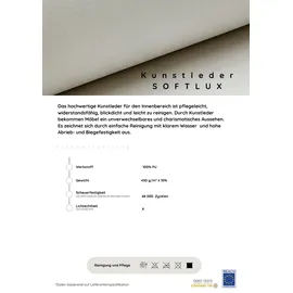 Collection AB Ecksofa »John L-Form« mit Bettfunktion, wahlweise mit Federkern grau