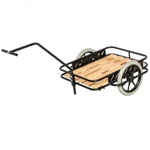 Kongamek Handwagen in schwarz 1600x910x900mm mit Luftbereifung und 150kg Tragkraft