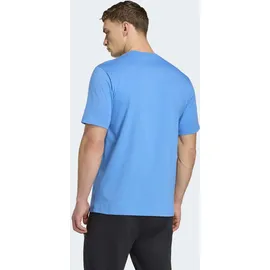 adidas Essentials Linear Single Jersey ray blau L
