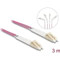 DeLock 88089 LWL Kabel LC Duplex Multimode OM4 winkelbar